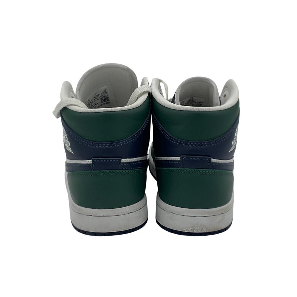Nike Classic Green Air Jordan 1 Mid Sneakers Size 6.5 - Picture 6 of 8
